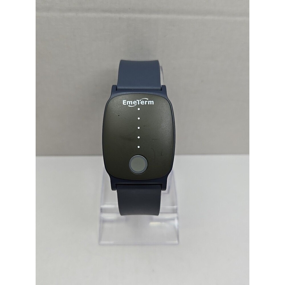 EmeTerm Explore Navy Anti Nausea Wristband FDA Cleared Rechargeable WAT Med Band